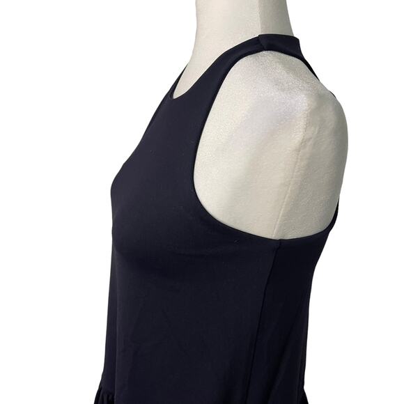 NWT Susana Monaco sleeveless navy racerback drop waist dress - Medium - Picture 9 of 9